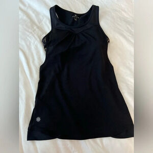 Athleta Fit Team Cut Out Mesh Tank Top w/Bra - Size XXS